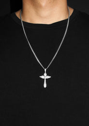 Silver Cross Necklace | 20 Grams