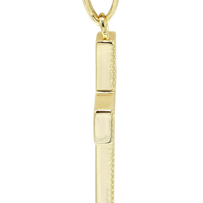 Silver Pendant - Gold Cross Pendant | Appx 5 Grams