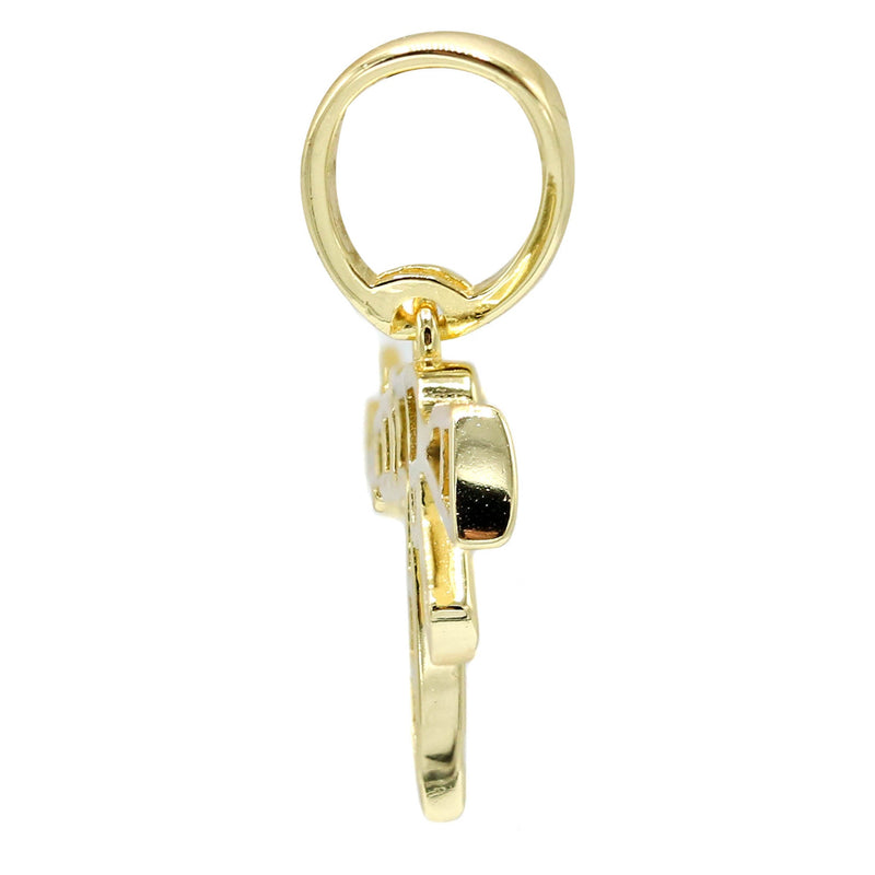 Silver Pendant - Gold Gun Pendant | Appx 2.2 Grams