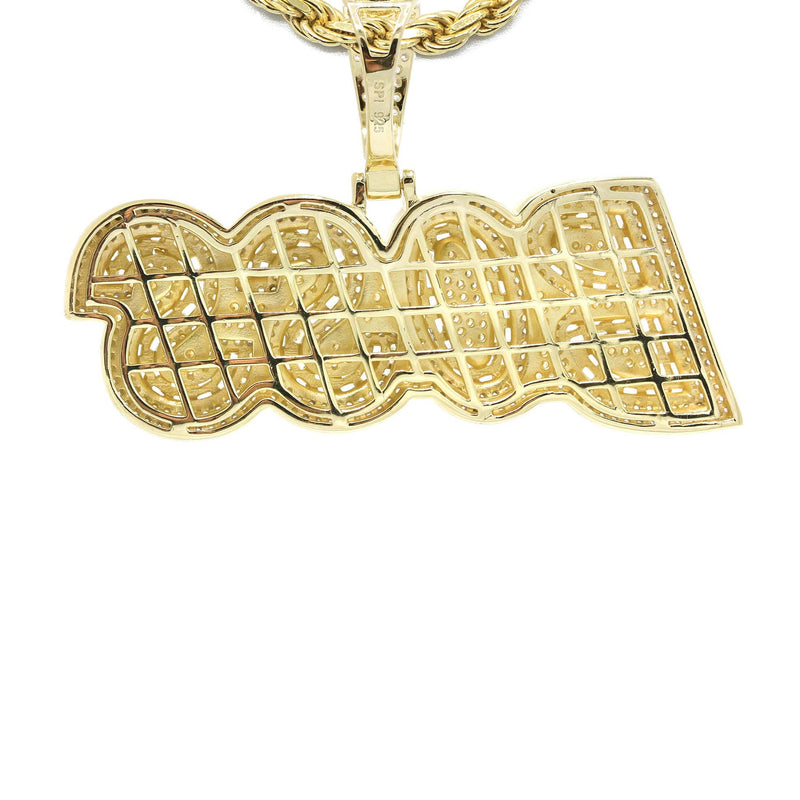 Silver Necklace - Gold BOSS Necklace | 38.4 Grams