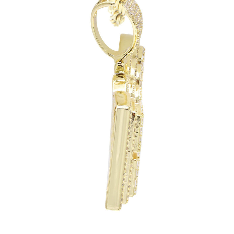 Silver Necklace - Gold BOSS Necklace | 38.4 Grams