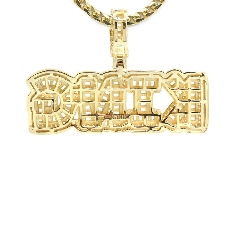 Silver Necklace - Gold KING Necklace | 28.4 Grams