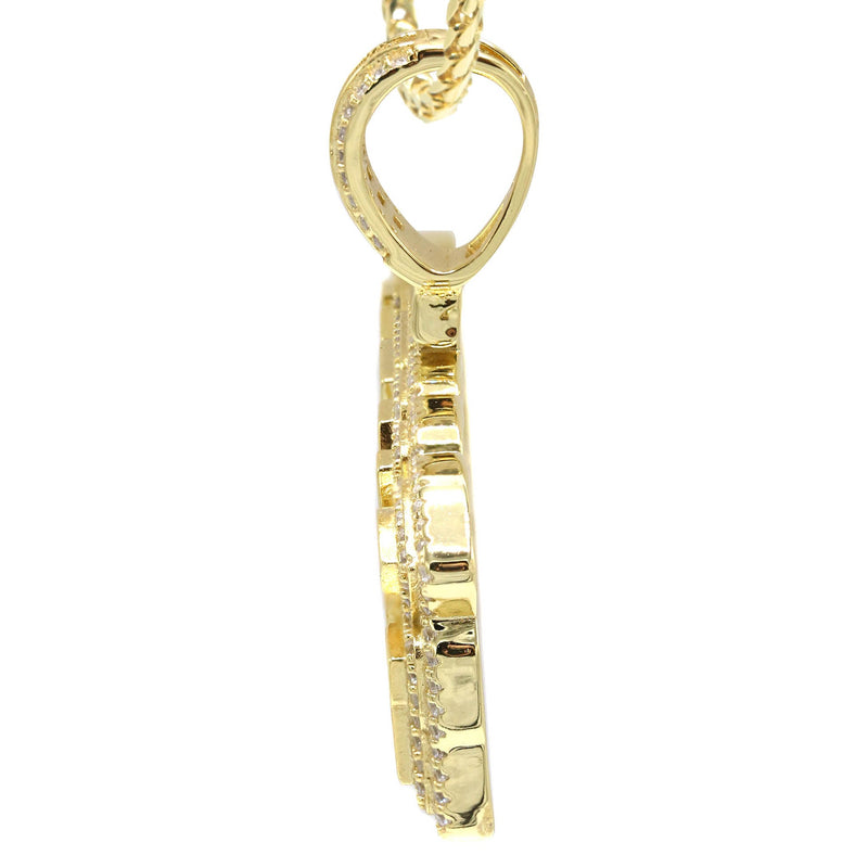 Silver Necklace - Gold KING Necklace | 28.4 Grams