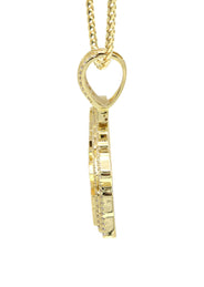 Silver Necklace - Gold KING Necklace | 28.4 Grams