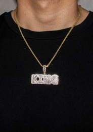 Silver Necklace - Gold KING Necklace | 28.4 Grams