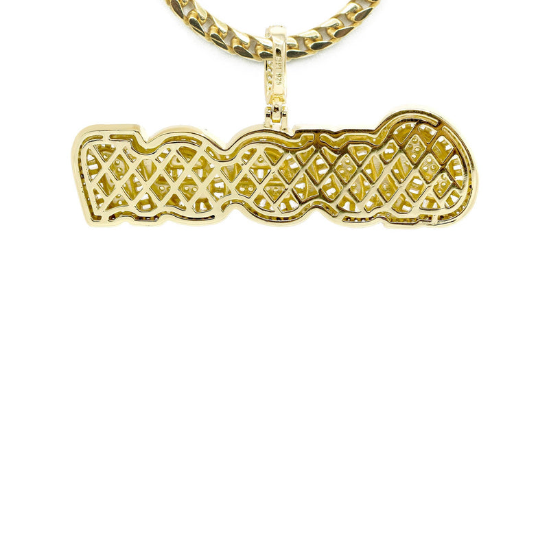 Silver Necklace - Gold QUEEN Necklace  | 30 Grams