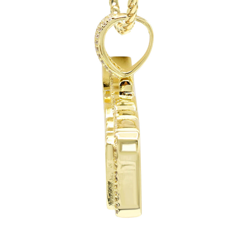 Silver Necklace - Gold QUEEN Necklace  | 30 Grams