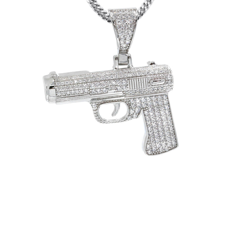 Silver Gun Necklace | 23 Grams