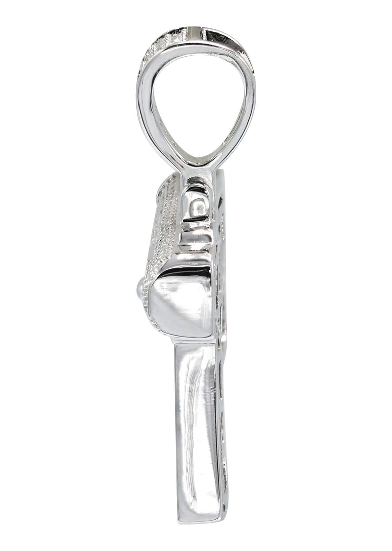 Silver Pendant - Silver Gun Pendant | Appx 8.2 Grams