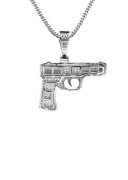 Silver Gun Necklace | 23 Grams