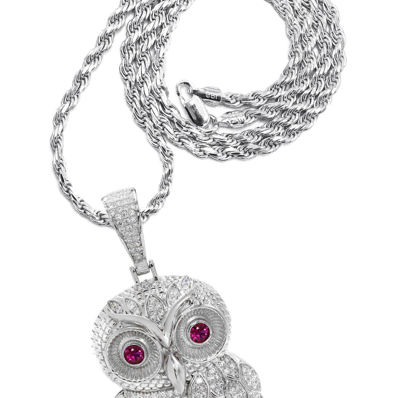 Silver Owl Necklace | 31 Grams