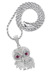 Silver Owl Necklace | 31 Grams