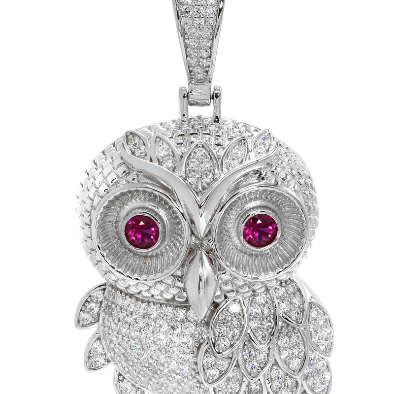 Silver Pendant - Silver Owl Pendant | Appx 6.7 Grams