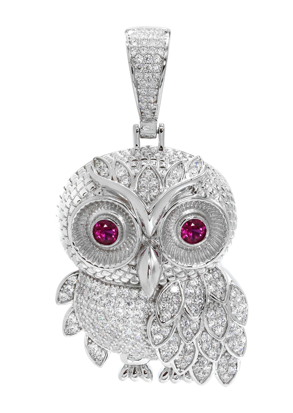Silver Pendant - Silver Owl Pendant | Appx 6.7 Grams