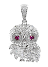 Silver Pendant - Silver Owl Pendant | Appx 6.7 Grams