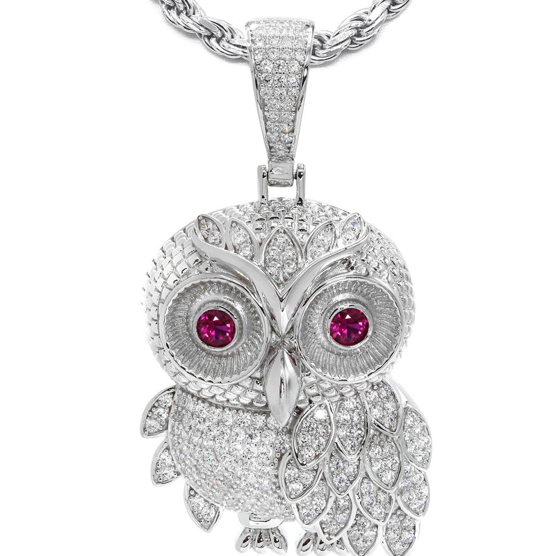 Silver Owl Necklace | 31 Grams
