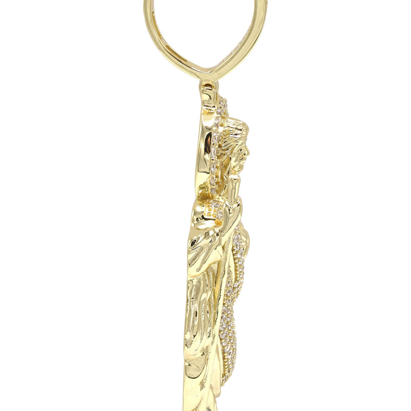Silver Pendant - Gold St. Jude Pendant | Appx 13.8 Grams