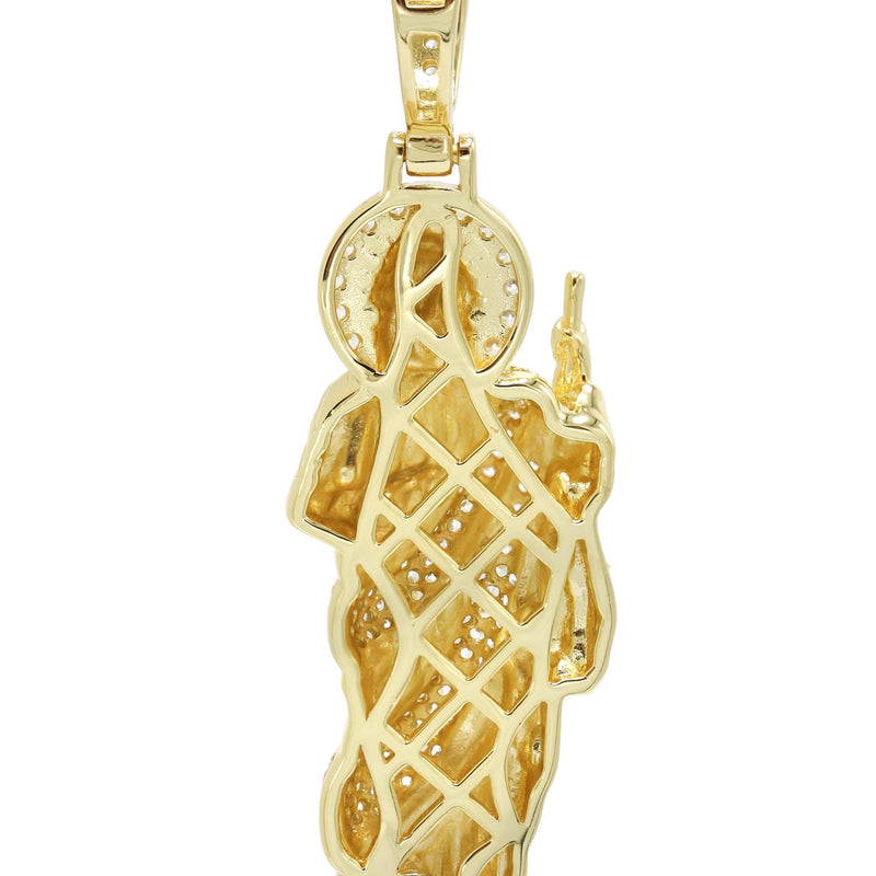 Silver Pendant - Gold St. Jude Pendant | Appx 7 Grams