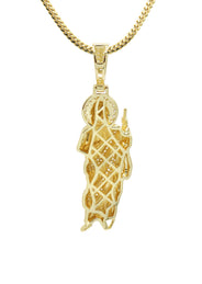 Silver Necklace - Gold St. Jude Necklace | 20.9 Grams