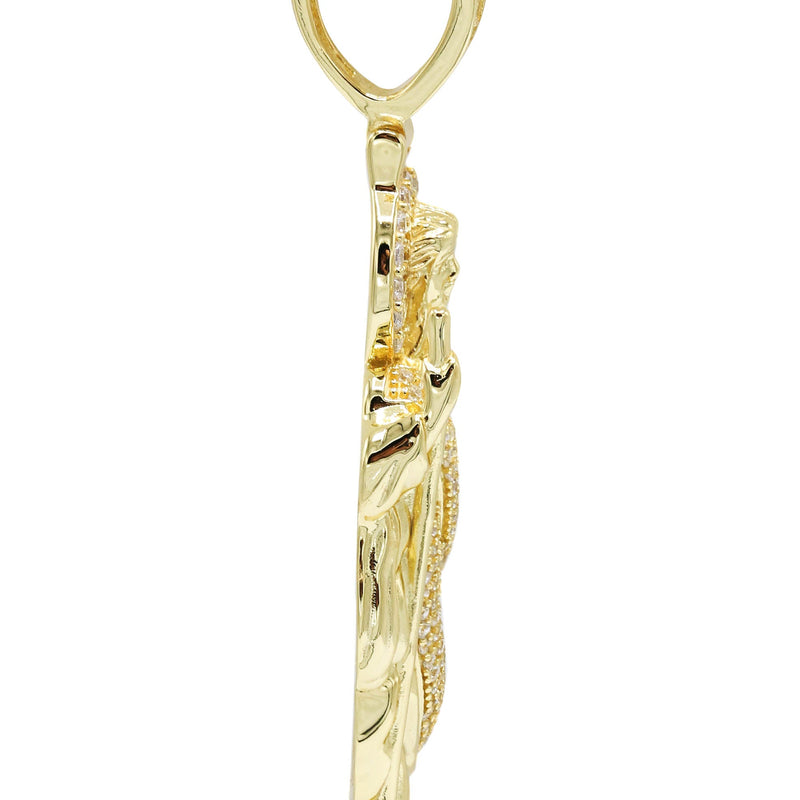 Silver Pendant - Gold St. Jude Pendant | Appx 7 Grams