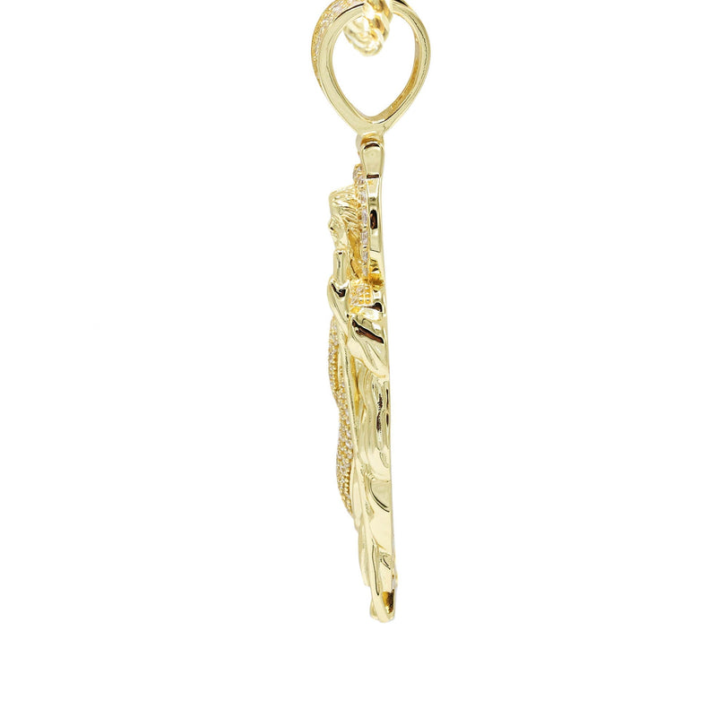 Silver Necklace - Gold St. Jude Necklace | 20.9 Grams