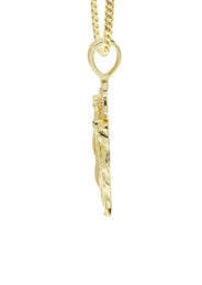 Silver Necklace - Gold St. Jude Necklace | 20.9 Grams