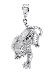Silver Pendant - Silver Cheetah Pendant | Appx 12.5 Grams