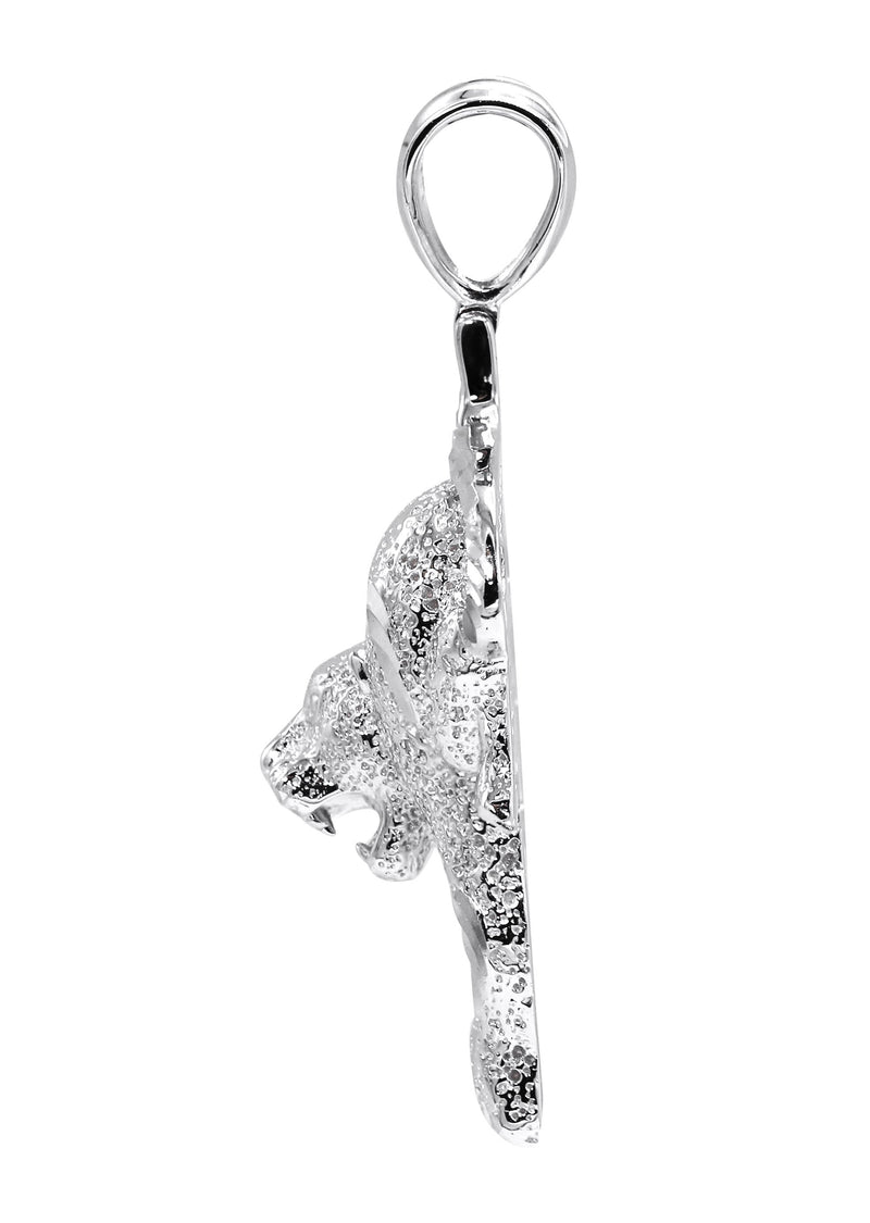 Silver Pendant - Silver Cheetah Pendant | Appx 12.5 Grams