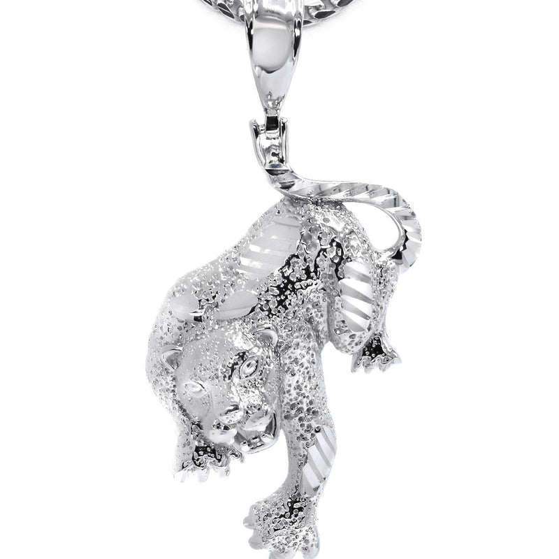 Silver Cheetah Necklace | 27 Grams
