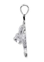 Silver Pendant - Silver Cheetah Pendant | Appx 12.5 Grams