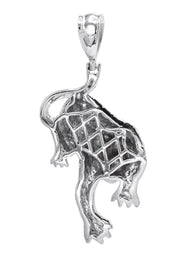 Silver Pendant - Silver Cheetah Pendant | Appx 12.5 Grams