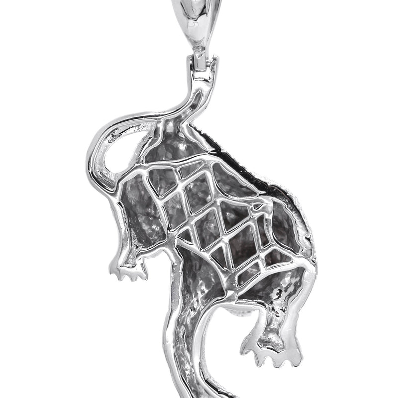 Silver Pendant - Silver Cheetah Pendant | Appx 12.5 Grams