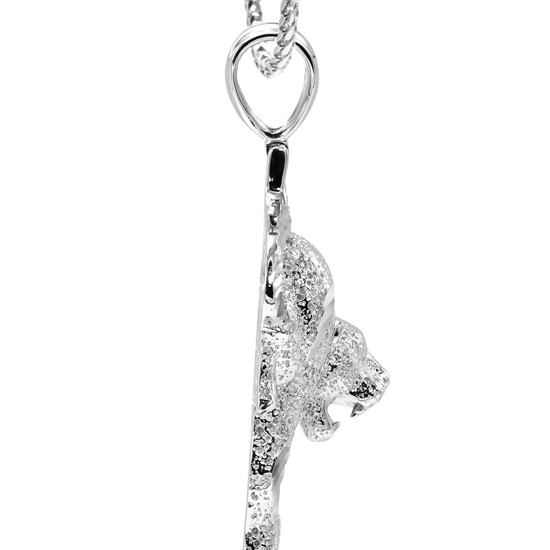 Silver Cheetah Necklace | 27 Grams