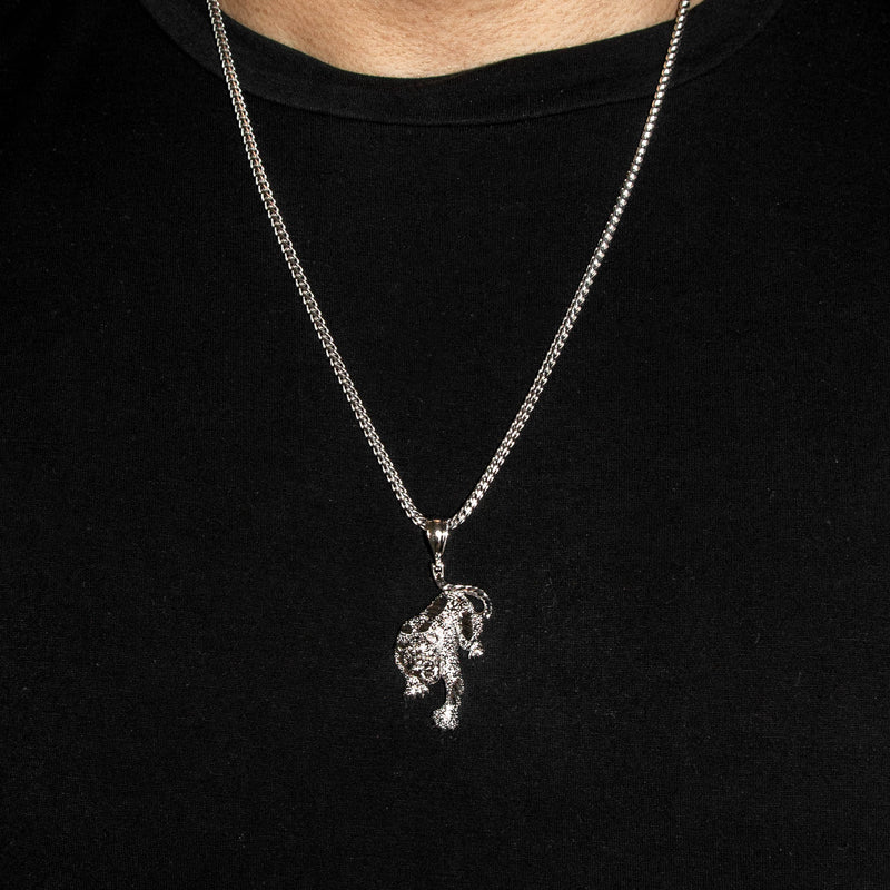 Silver Cheetah Necklace | 27 Grams