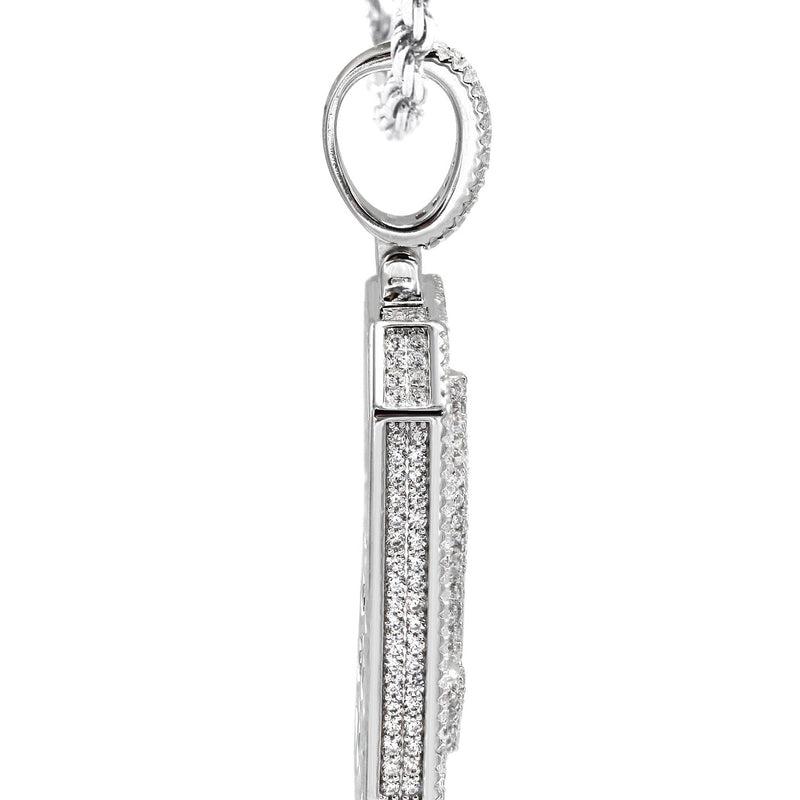 Silver Money Sign Necklace | 41 Grams