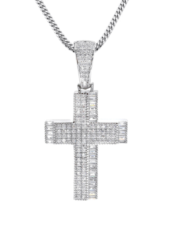 Silver Cross Necklace | 30 Grams
