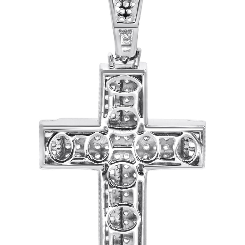 Silver Pendant - Silver Cross Pendant | Appx 8.8 Grams