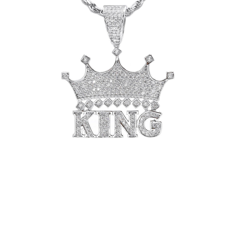 Silver King Crown Necklace | 18 Grams