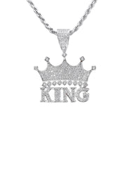 Silver King Crown Necklace | 18 Grams