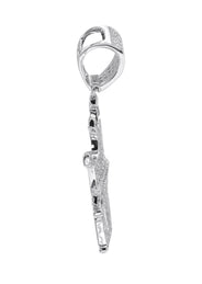 Silver Pendant - Silver Crown King Pendant | Appx 4.4 Grams