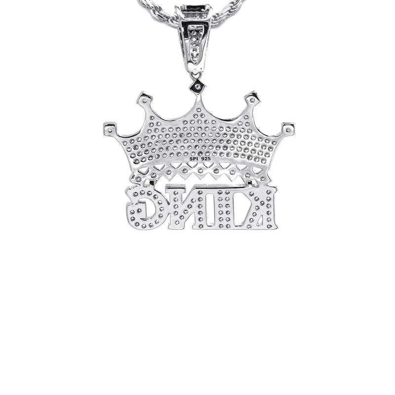 Silver King Crown Necklace | 18 Grams