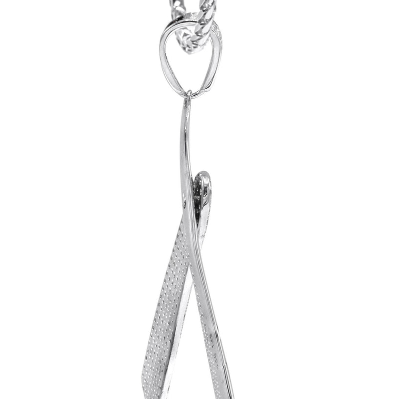 Silver Barber Razor Necklace | 21 Grams