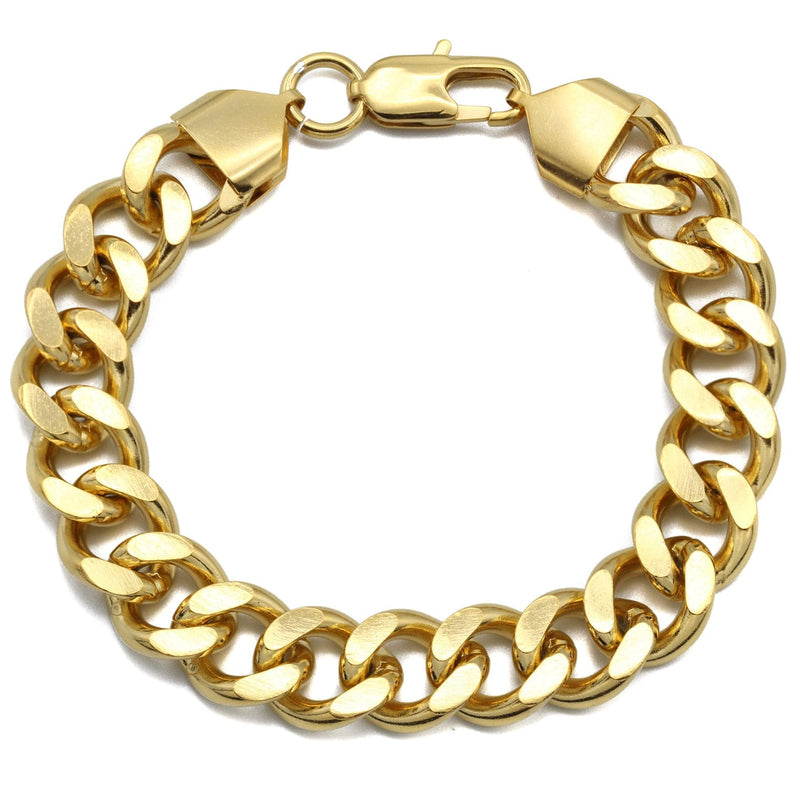 Gold Plated Curb Bracelet