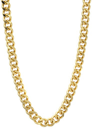 Gold Plated Mens Cuban Curb Chain