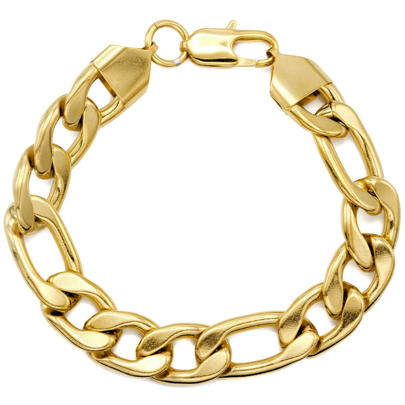 Gold Plated Figaro Bracelet