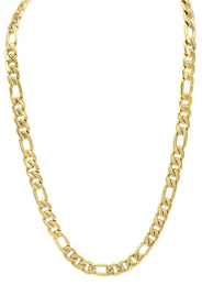 Gold Plated Mens Figaro Chain