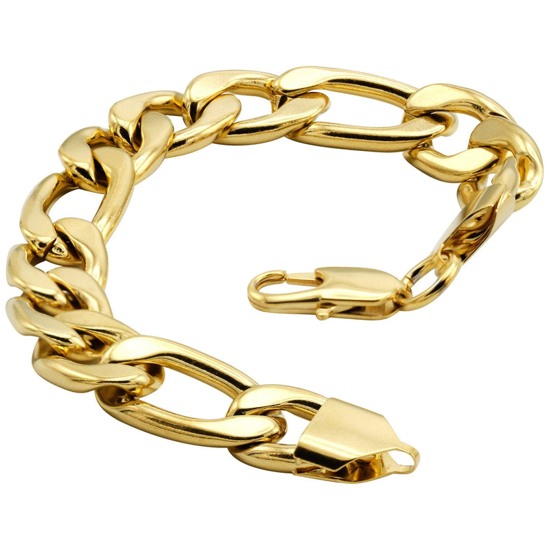 Gold Plated Figaro Bracelet