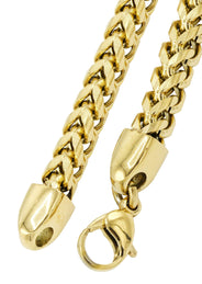 Gold Plated Mens Chain Solid Franco