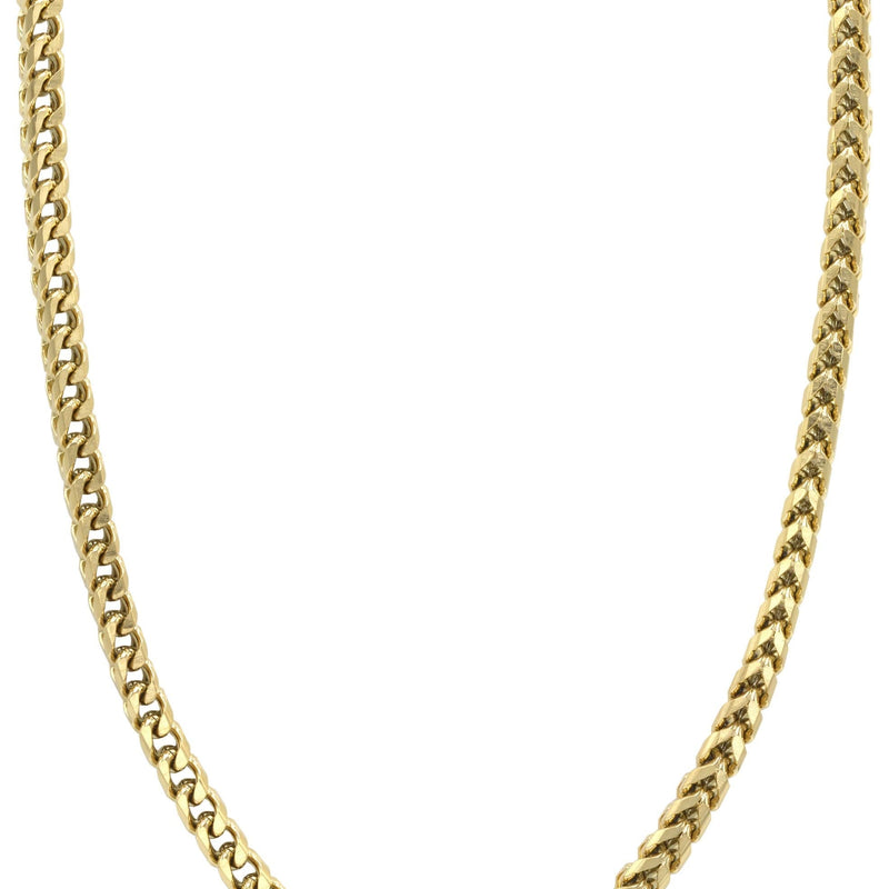 Gold Plated Mens Chain Solid Franco