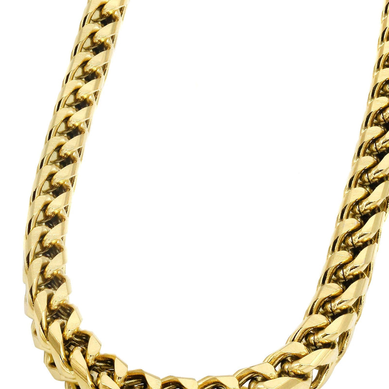 Gold Plated Mens Chain Solid Franco